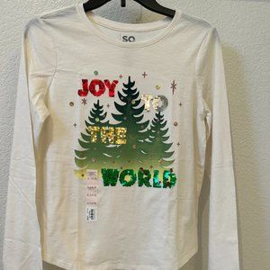 Brand New  (NWT) Girls 14-16 SO® Long Sleeve Cozy Tee